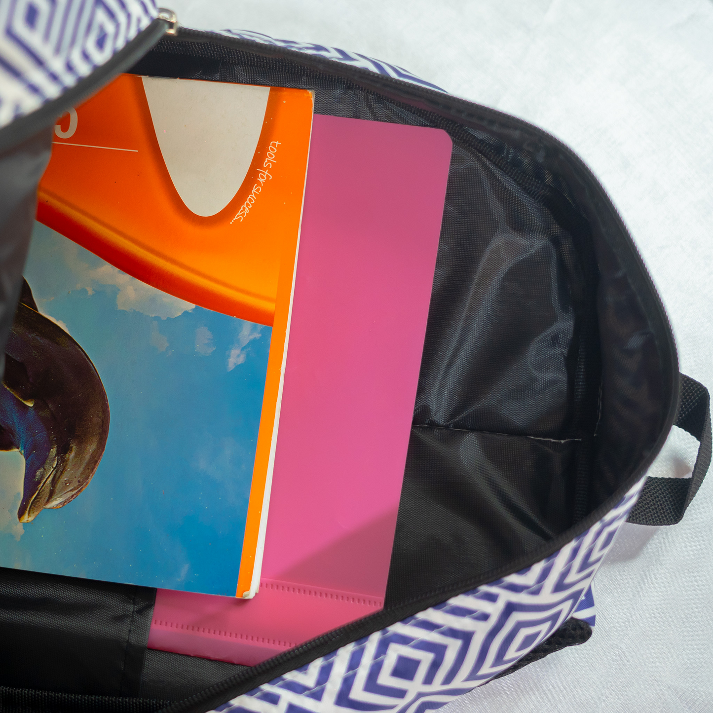 BP45 - Casual Backpack with Printed Material