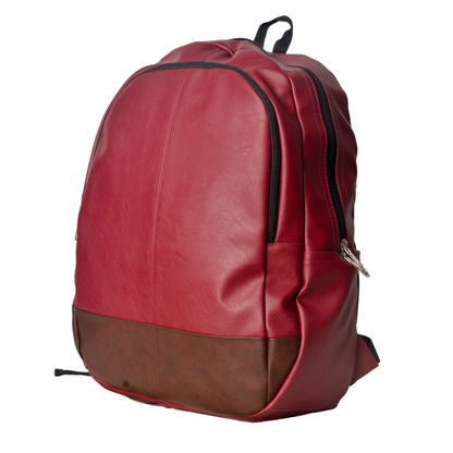BP47 – Premium Synthetic Leather Laptop Backpack