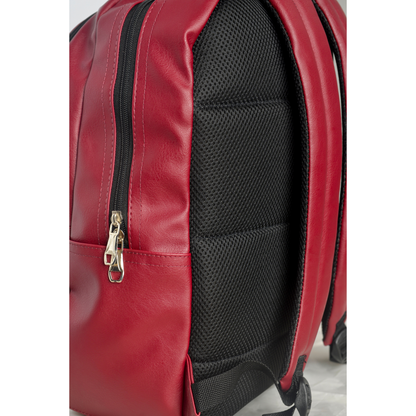 BP47 – Premium Synthetic Leather Laptop Backpack