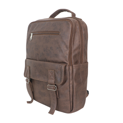 BP49 – Synthetic Leather Laptop Backpack