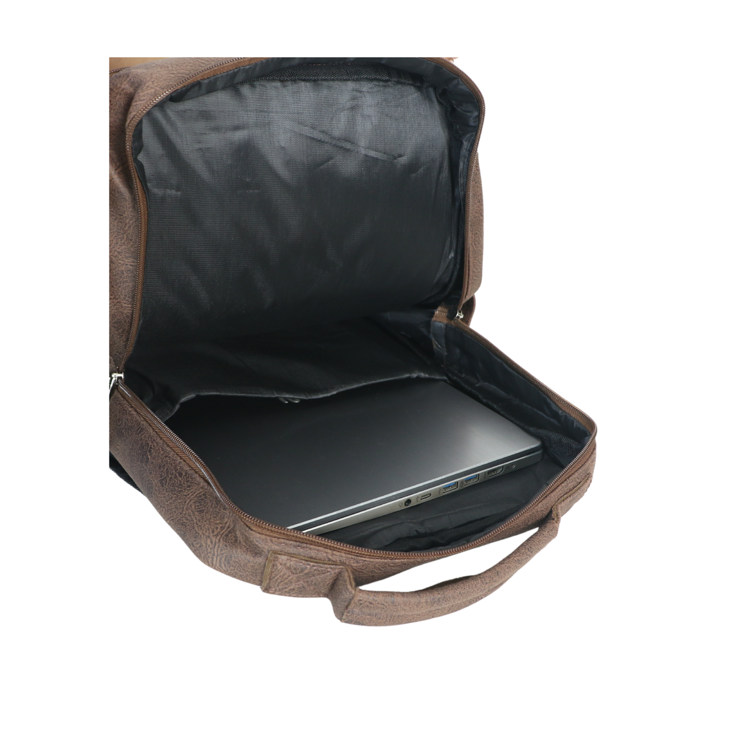 BP49 – Synthetic Leather Laptop Backpack