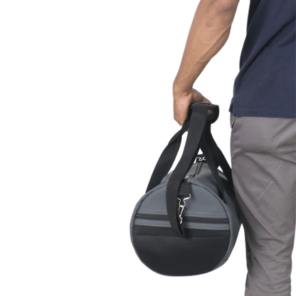TBG05 – Synthetic Leather Duffel Bag with Side Pockets