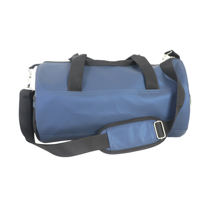 TBG05 – Synthetic Leather Duffel Bag with Side Pockets